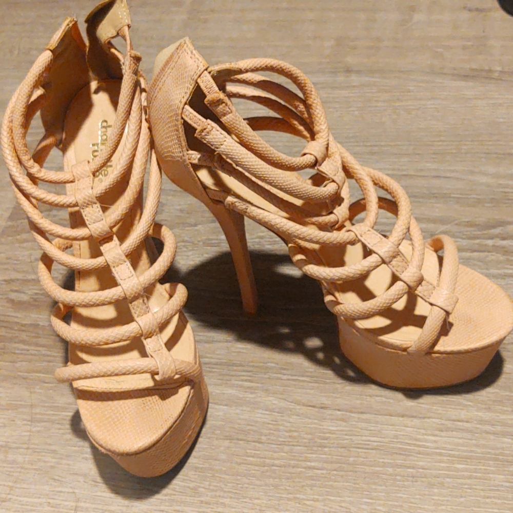 Blush heels